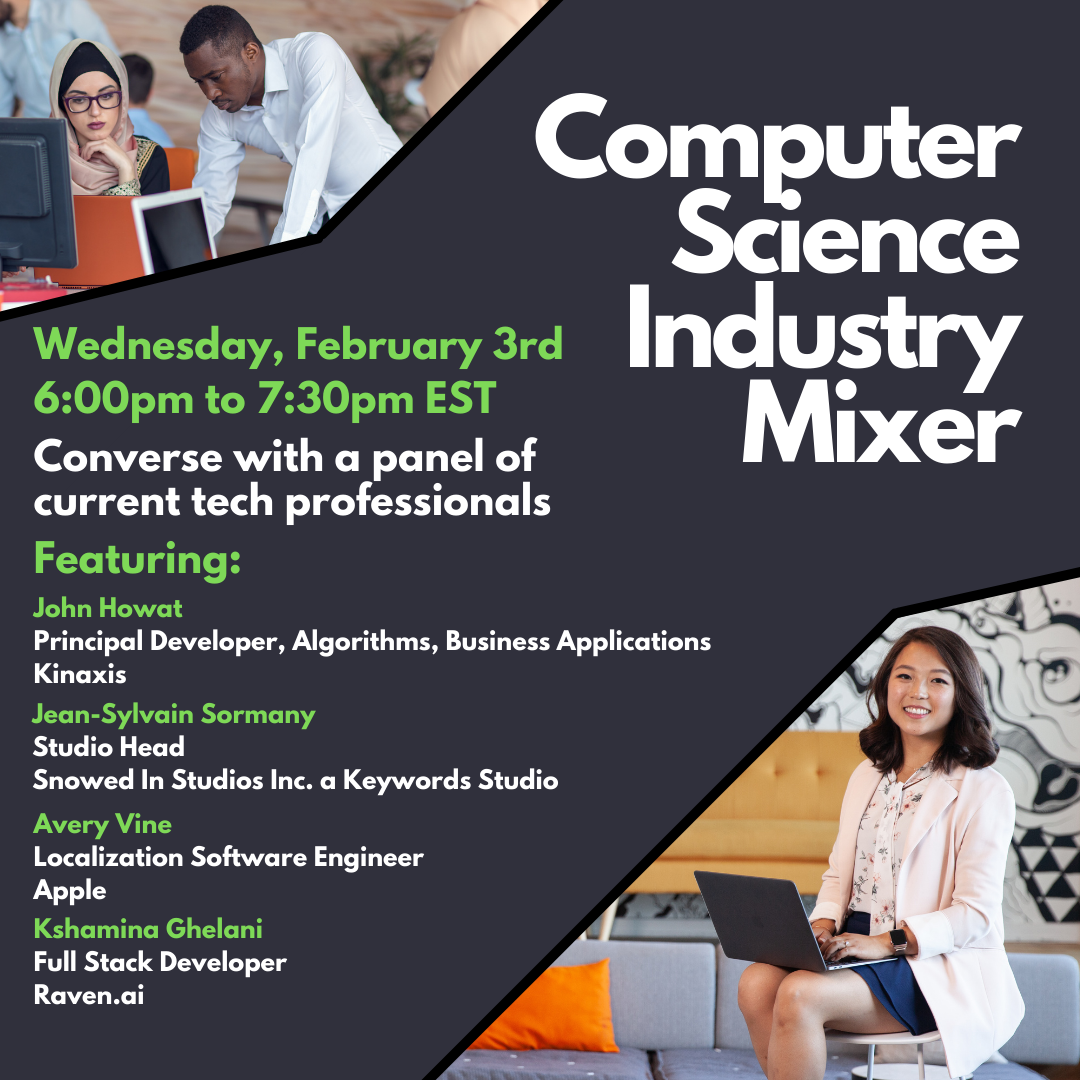 poster for Computer Science Industry Mixer