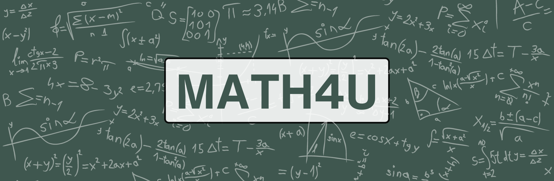 MATH4U Banner