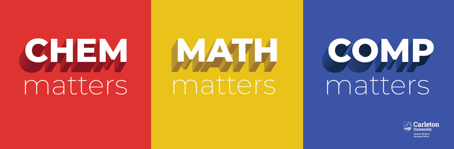 Promotional image for MATH, COMP and CHEM Matters
