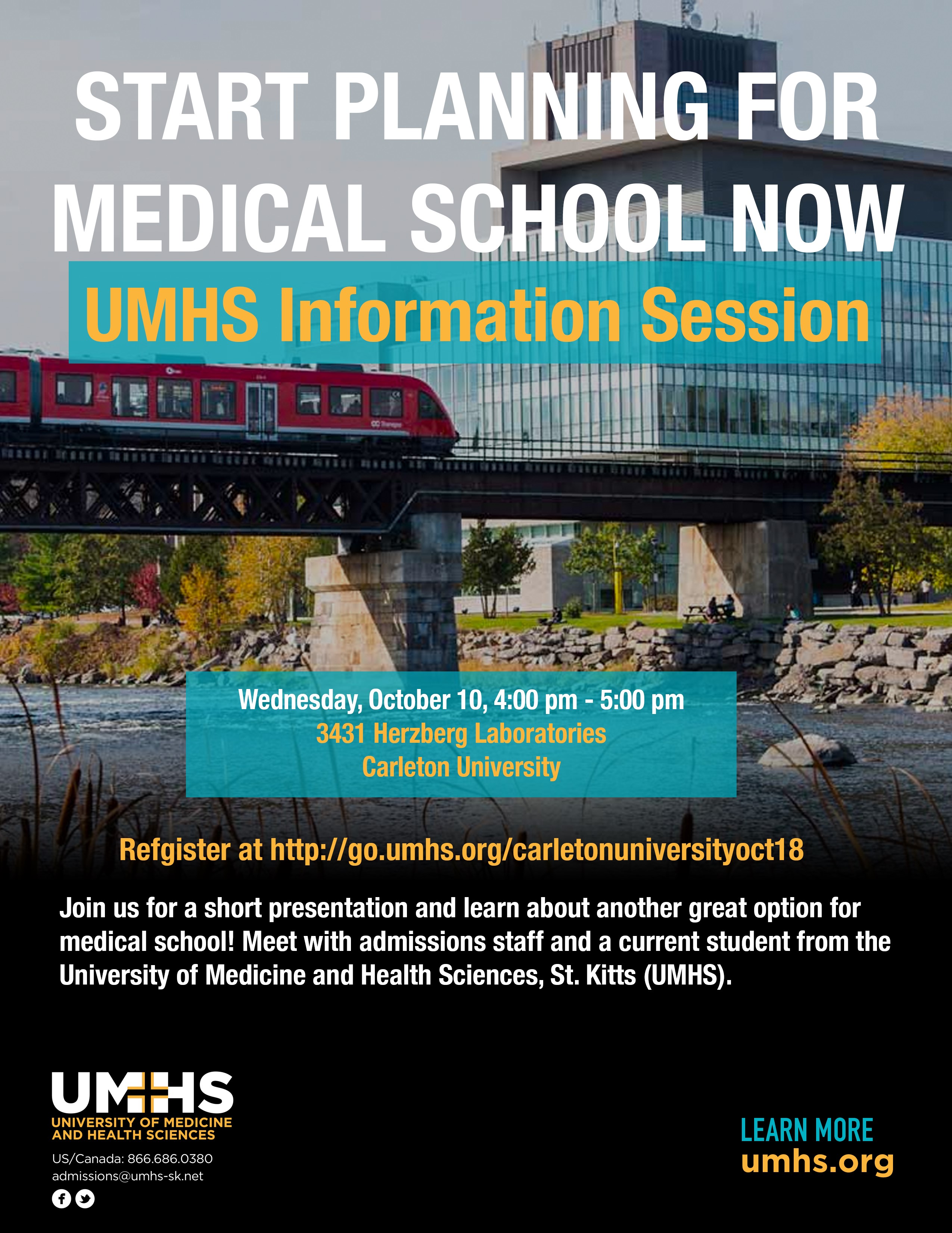 UMHS Carleton visit - Oct 10 @ 4PM