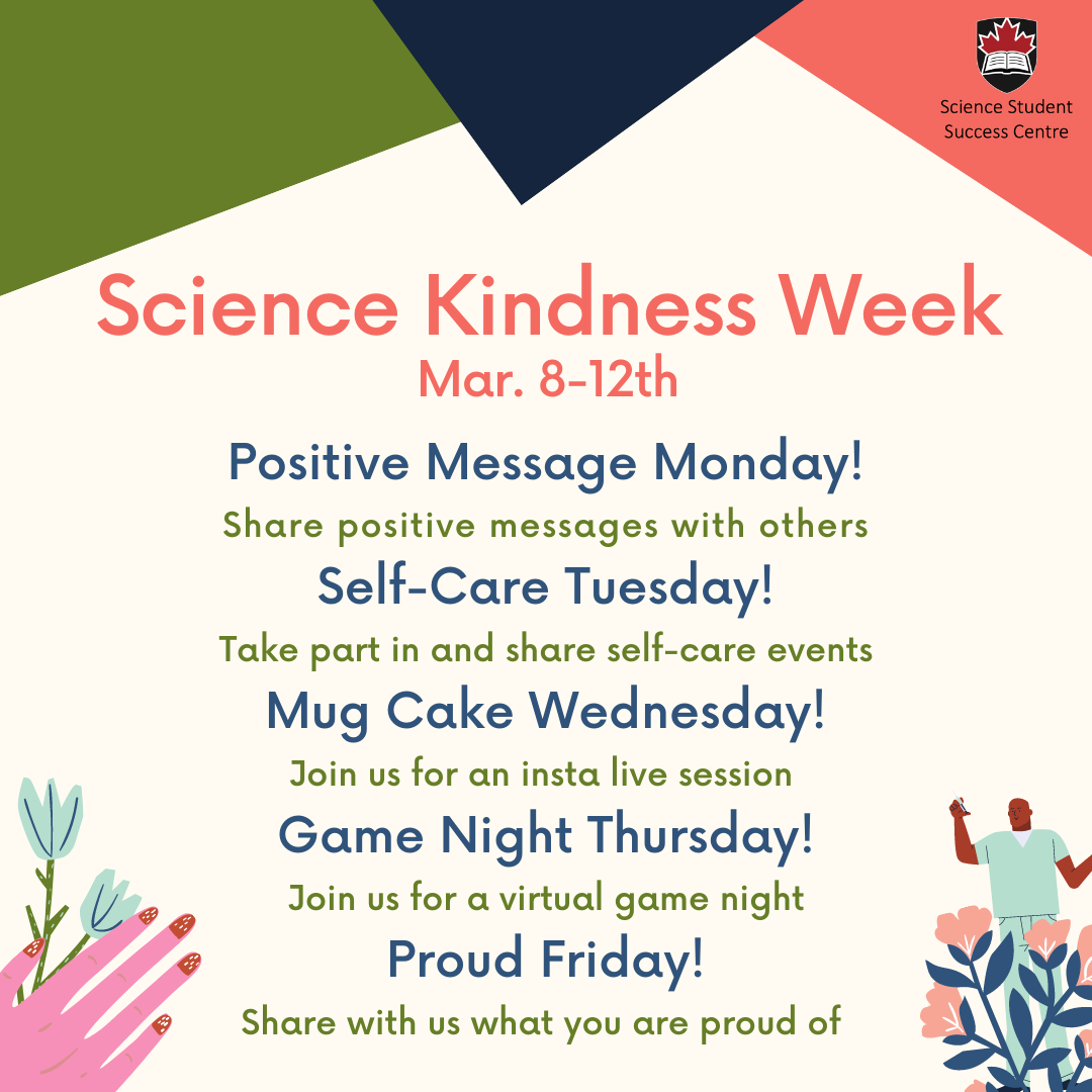 Poster for Science Kindness Week
