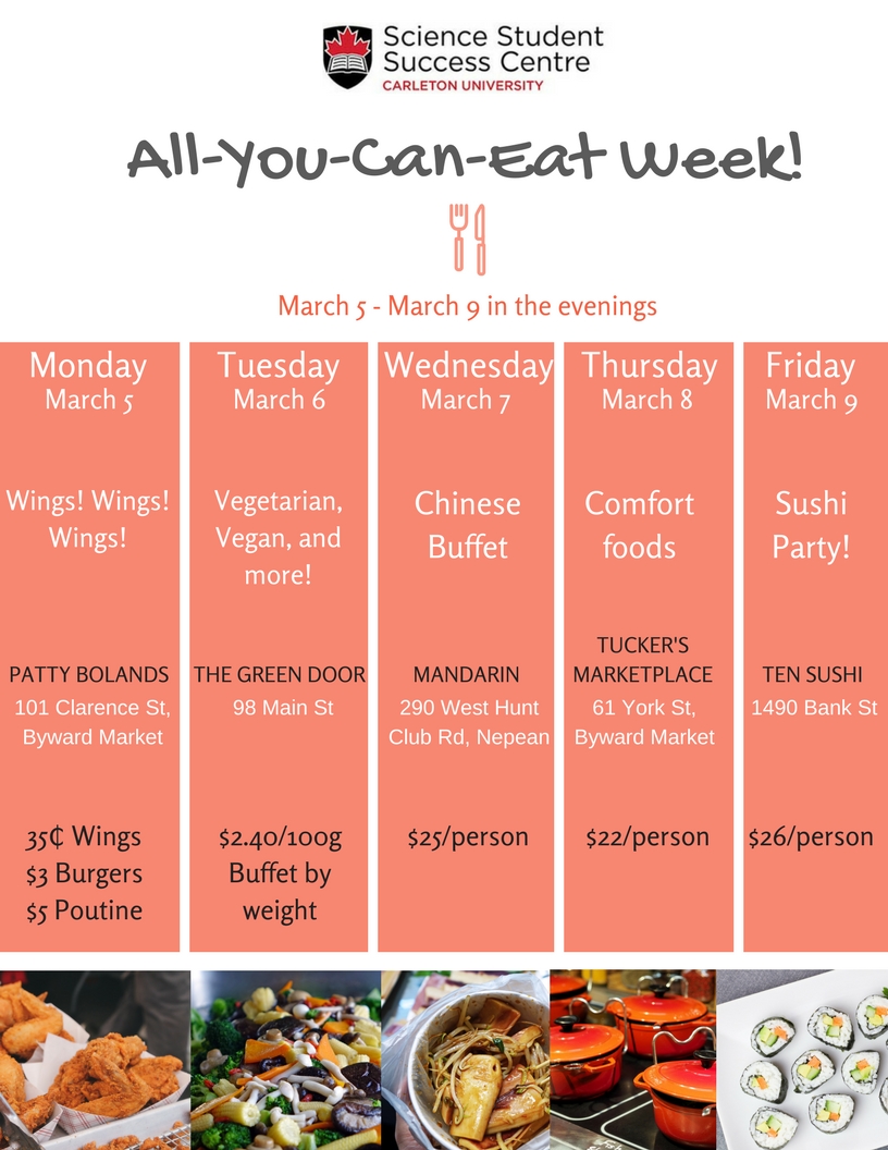 SSSC All you can eat week poster