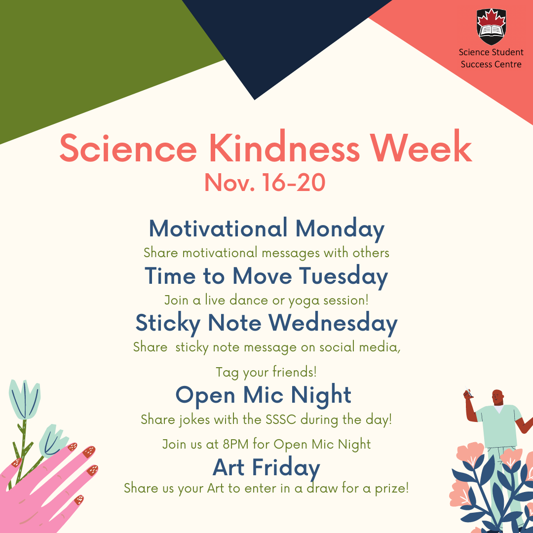 Events for Science Kindness Week